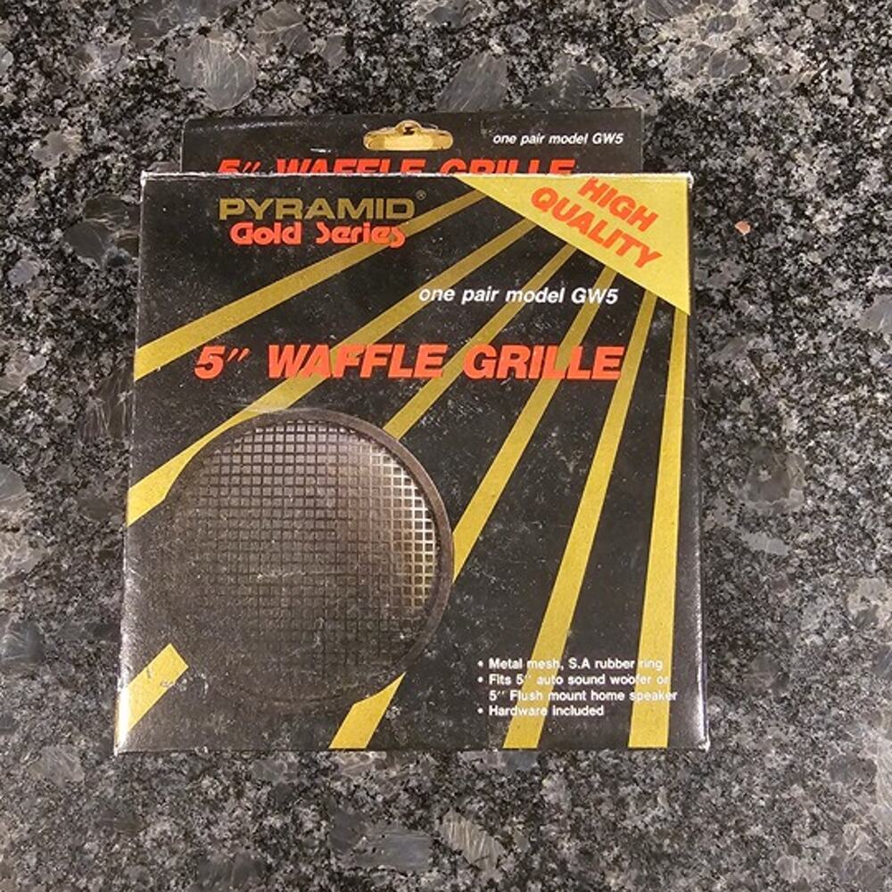 Pyramid GW5BK 5" Speaker Grill Covers Universal Car/Vehicle Speaker Protectors
